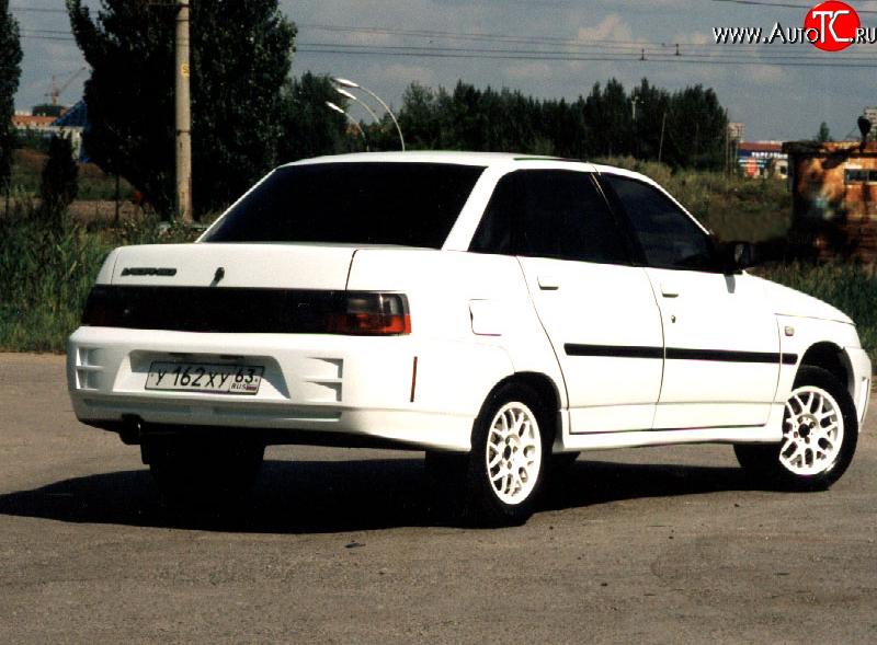 4 899 р. Задний бампер Titan Sport Лада 2110 седан (1995-2007) (Неокрашенный)  с доставкой в г. Тольятти