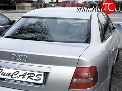 2 749 р. Козырёк RS на заднее лобовое стекло автомобиля Audi A4 B5 8D2 седан дорестайлинг (1994-1997) (Неокрашенный)  с доставкой в г. Тольятти