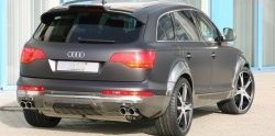 6 999 р. Накладка заднего бампера ABT Audi Q7 4L дорестайлинг (2005-2009)  с доставкой в г. Тольятти. Увеличить фотографию 2