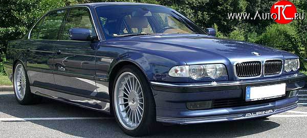 4 399 р. Накладка Alpine на передний бампер BMW 7 серия E38 дорестайлинг, седан (1994-1998)  с доставкой в г. Тольятти