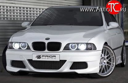 9 799 р. Передний бампер PRIOR Design BMW 5 серия E39 седан дорестайлинг (1995-2000) (Без сетки, Неокрашенный)  с доставкой в г. Тольятти