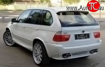 19 649 р. Задний бампер HARGE BMW X5 E53 дорестайлинг (1999-2003) (Неокрашенный)  с доставкой в г. Тольятти