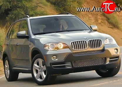 5 949 р. Передний бампер Standart BMW X5 E70 дорестайлинг (2006-2010) (Неокрашенный)  с доставкой в г. Тольятти