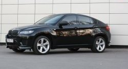 4 749 р. Накладки Global-Tuning на передний бампер автомобиля  BMW X6  E71 (2008-2014) дорестайлинг, рестайлинг (Неокрашенная)  с доставкой в г. Тольятти. Увеличить фотографию 10