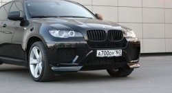 4 749 р. Накладки Global-Tuning на передний бампер автомобиля  BMW X6  E71 (2008-2014) дорестайлинг, рестайлинг (Неокрашенная)  с доставкой в г. Тольятти. Увеличить фотографию 5