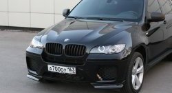 4 749 р. Накладки Global-Tuning на передний бампер автомобиля  BMW X6  E71 (2008-2014) дорестайлинг, рестайлинг (Неокрашенная)  с доставкой в г. Тольятти. Увеличить фотографию 7