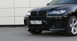 4 749 р. Накладки Global-Tuning на передний бампер автомобиля  BMW X6  E71 (2008-2014) дорестайлинг, рестайлинг (Неокрашенная)  с доставкой в г. Тольятти. Увеличить фотографию 9