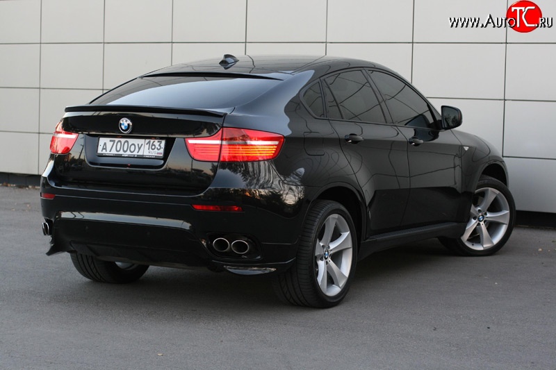 4 999 р. Спойлер Global-Tuning BMW X6 E71 рестайлинг (2012-2014) (Неокрашенный)  с доставкой в г. Тольятти