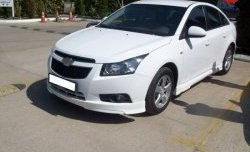 3 899 р. Пороги накладки Sport Style Chevrolet Cruze J300 седан дорестайлинг (2009-2012) (Неокрашенные)  с доставкой в г. Тольятти. Увеличить фотографию 3