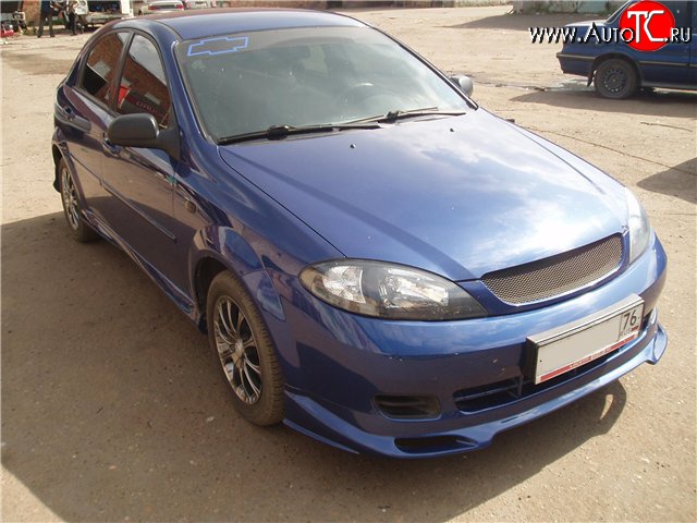 3 799 р. Накладка переднего бампера CT-1 Chevrolet Lacetti хэтчбек (2002-2013) (Неокрашенная)  с доставкой в г. Тольятти