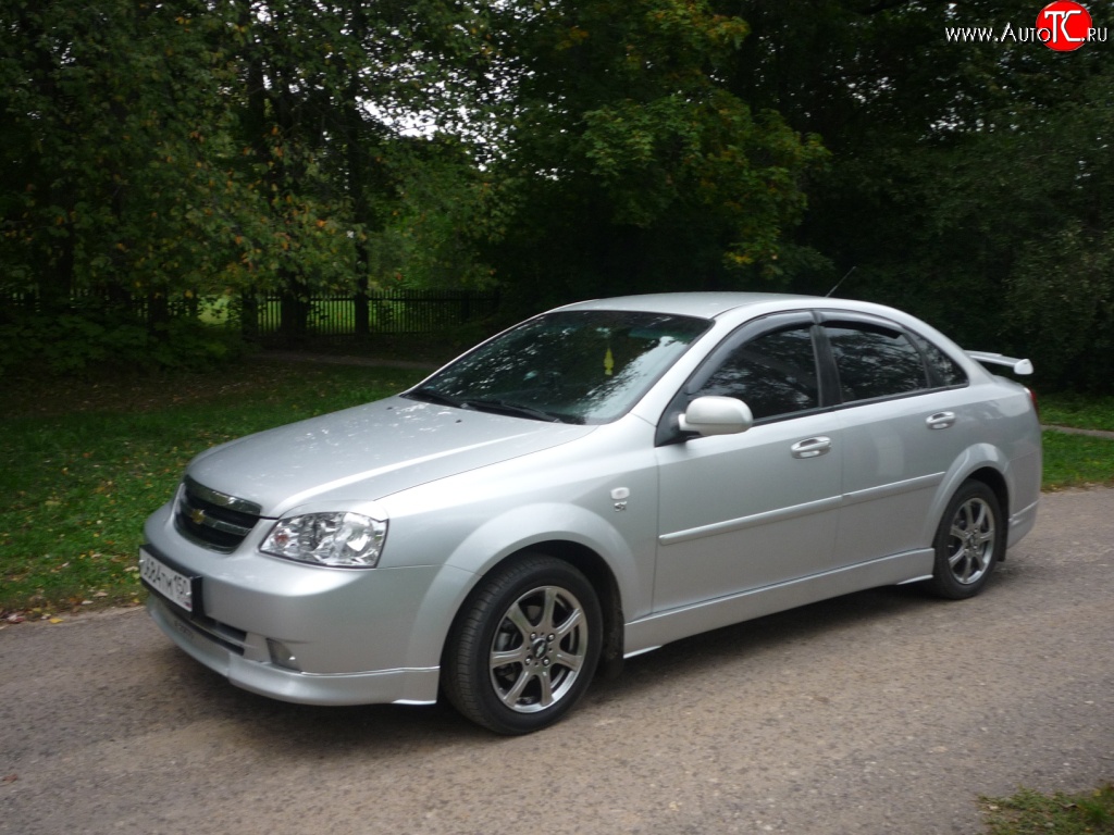 3 399 р. Пороги накладки CTS Chevrolet Lacetti седан (2002-2013) (Неокрашенные)  с доставкой в г. Тольятти