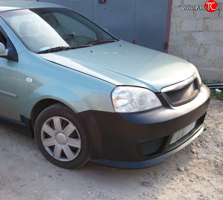 5 999 р. Передний бампер KATO Chevrolet Lacetti седан (2002-2013) (Неокрашенный)  с доставкой в г. Тольятти