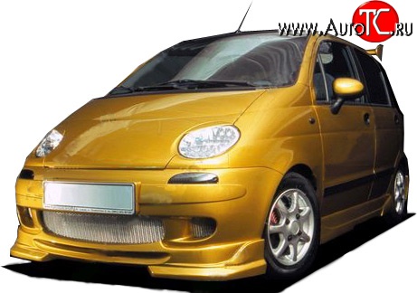 3 999 р. Накладка переднего бампера Sport-Line Daewoo Matiz M100 дорестайлинг (1998-2000)  с доставкой в г. Тольятти