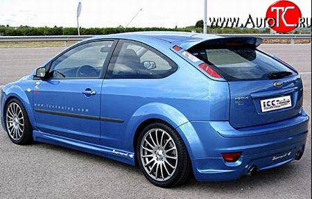 3 249 р. Спойлер ICC Ford Focus 2 хэтчбэк 3 дв. дорестайлинг (2004-2007)  с доставкой в г. Тольятти