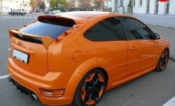 5 499 р. Нижний спойлер крышки багажника Sport Ford Focus 2 хэтчбэк 3 дв. дорестайлинг (2004-2007) (Неокрашенный)  с доставкой в г. Тольятти. Увеличить фотографию 2