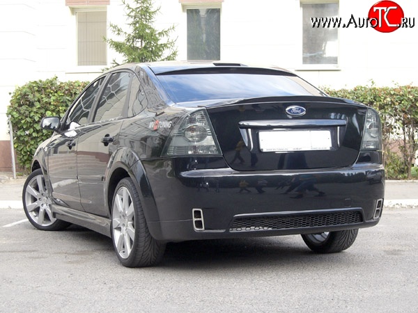 14 299 р. Задний бампер Concept Ford Focus 2  седан дорестайлинг (2004-2008) (Неокрашенный)  с доставкой в г. Тольятти