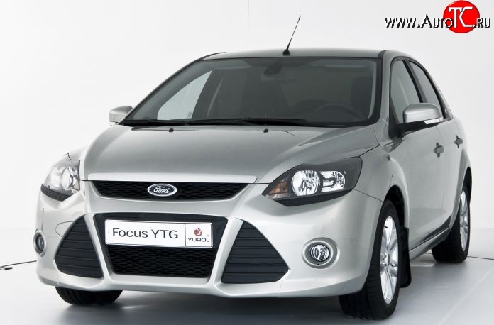 5 699 р. Передний бампер YTR Ford Focus 2 универсал рестайлинг (2007-2011) (Неокрашенный)  с доставкой в г. Тольятти