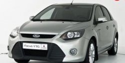 5 699 р. Передний бампер YTR Ford Focus 2 универсал рестайлинг (2007-2011) (Неокрашенный)  с доставкой в г. Тольятти. Увеличить фотографию 4