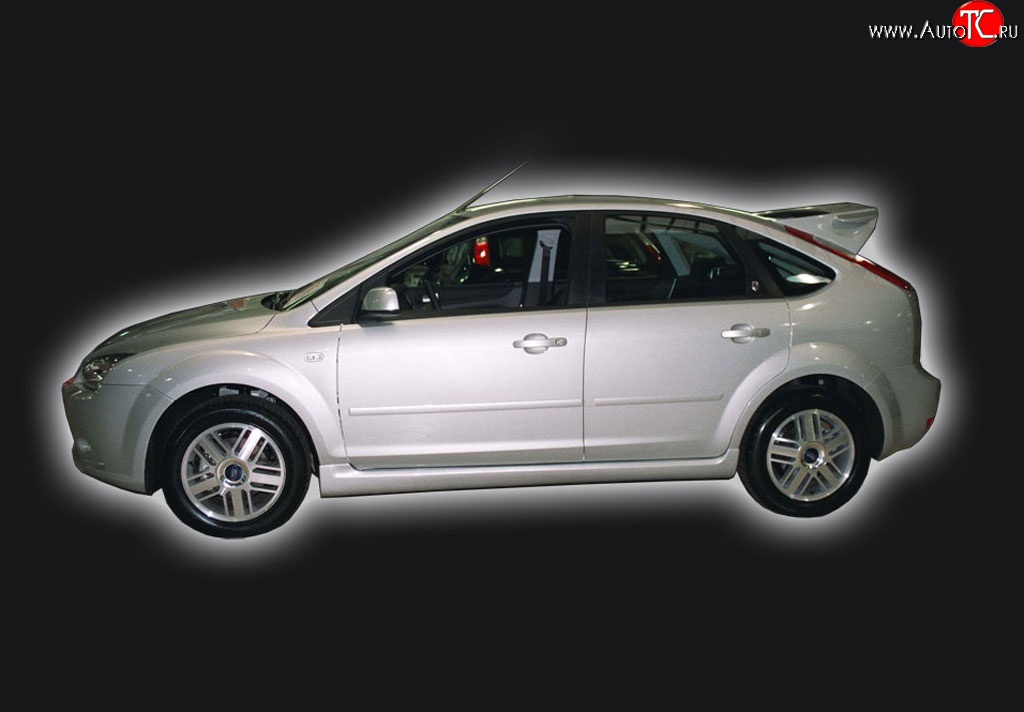 5 999 р. Пороги накладки GT Dynamics Ford Focus 2 хэтчбэк 5 дв. рестайлинг (2007-2011) (Неокрашенные)  с доставкой в г. Тольятти