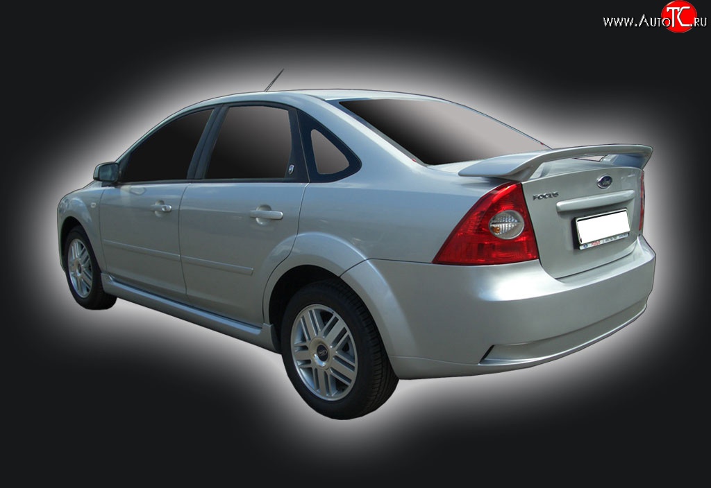 5 799 р. Спойлер GT Dynamics Ford Focus 2  седан дорестайлинг (2004-2008) (Неокрашенный)  с доставкой в г. Тольятти