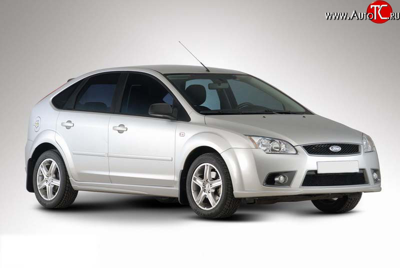 3 649 р. Пороги накладки YTG Ford Focus 2 хэтчбэк 5 дв. рестайлинг (2007-2011) (Неокрашенные)  с доставкой в г. Тольятти