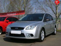 3 649 р. Пороги накладки YTG Ford Focus 2 хэтчбэк 5 дв. рестайлинг (2007-2011) (Неокрашенные)  с доставкой в г. Тольятти. Увеличить фотографию 2