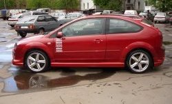 Пороги накладки Снайпер Ford Focus 2 хэтчбэк 5 дв. рестайлинг (2007-2011)