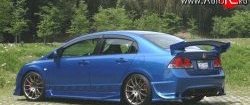 Пороги накладки Bomex Style Honda Civic FD седан дорестайлинг (2005-2008)