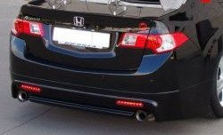 9 399 р. Юбка заднего бампера MUGEN  Honda Accord  8 CU (2008-2011) седан дорестайлинг (Неокрашенная)  с доставкой в г. Тольятти. Увеличить фотографию 2