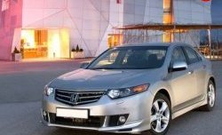 Накладка переднего бампера Type-S Honda (Хонда) Accord (Аккорд)  8 CU (2008-2011) 8 CU седан дорестайлинг