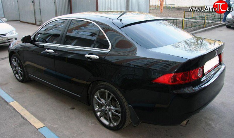 1 649 р. Козырёк Elegance на заднее лобовое стекло автомобиля Honda Accord 7 CL седан дорестайлинг (2002-2005) (Неокрашенный)  с доставкой в г. Тольятти