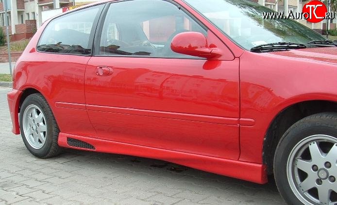 4 699 р. Пороги накладки Style Honda Civic EG седан (1992-1995)  с доставкой в г. Тольятти