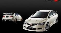 27 999 р. Пластиковый капот Mugen Style  Honda Civic  FD (2005-2011) седан дорестайлинг, седан рестайлинг (Неокрашенный)  с доставкой в г. Тольятти. Увеличить фотографию 4