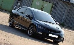 27 999 р. Пластиковый капот Mugen Style  Honda Civic  FD (2005-2011) седан дорестайлинг, седан рестайлинг (Неокрашенный)  с доставкой в г. Тольятти. Увеличить фотографию 6