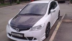 27 999 р. Пластиковый капот Mugen Style  Honda Civic  FD (2005-2011) седан дорестайлинг, седан рестайлинг (Неокрашенный)  с доставкой в г. Тольятти. Увеличить фотографию 7