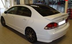 3 699 р. Спойлер Sport Honda Civic FD седан дорестайлинг (2005-2008) (Неокрашенный)  с доставкой в г. Тольятти. Увеличить фотографию 2