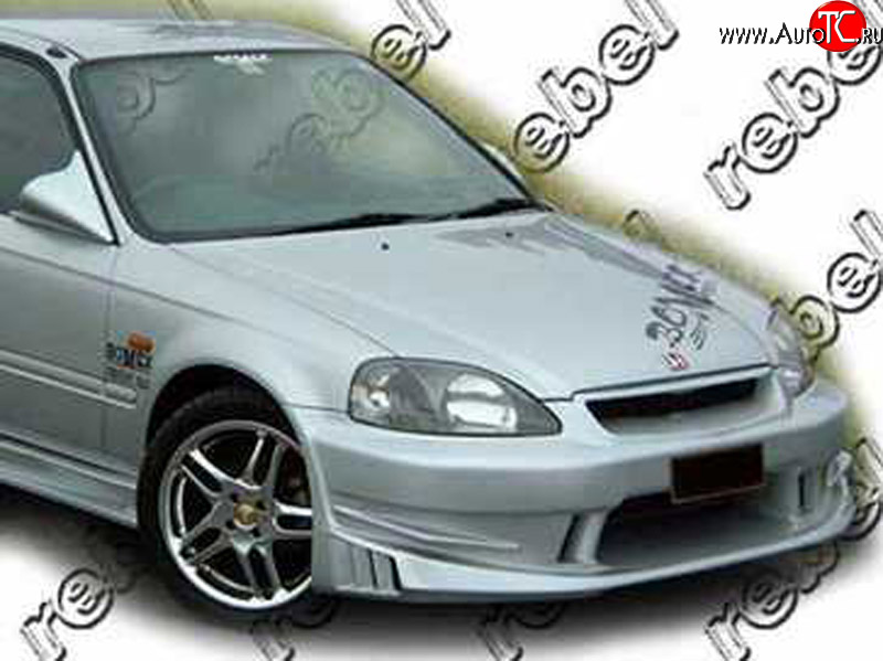 7 299 р. Передний бампер Sport Honda Civic EJ,EK,EM седан дорестайлинг (1995-1998) (кузов: седан)  с доставкой в г. Тольятти