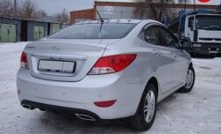 1 799 р. Плавники на крышу Sport  Hyundai Solaris  RBr (2010-2017) седан дорестайлинг, седан рестайлинг (Неокрашенный)  с доставкой в г. Тольятти. Увеличить фотографию 2