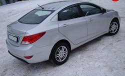 1 799 р. Плавники на крышу Sport  Hyundai Solaris  RBr (2010-2017) седан дорестайлинг, седан рестайлинг (Неокрашенный)  с доставкой в г. Тольятти. Увеличить фотографию 4