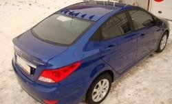 1 799 р. Плавники на крышу Sport  Hyundai Solaris  RBr (2010-2017) седан дорестайлинг, седан рестайлинг (Неокрашенный)  с доставкой в г. Тольятти. Увеличить фотографию 5