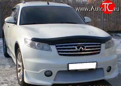 10 599 р. Накладка переднего бампера FX-Design INFINITI FX45 S50 дорестайлинг (2002-2005) (Неокрашенная)  с доставкой в г. Тольятти