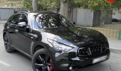 4 399 р. Решётка радиатора Sport INFINITI FX37 S51 рестайлинг (2011-2013) (Неокрашенная)  с доставкой в г. Тольятти. Увеличить фотографию 3