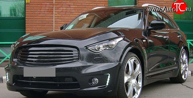 15 999 р. Решётка радиатора Style INFINITI FX50 S51 дорестайлинг (2008-2011) (Неокрашенная)  с доставкой в г. Тольятти