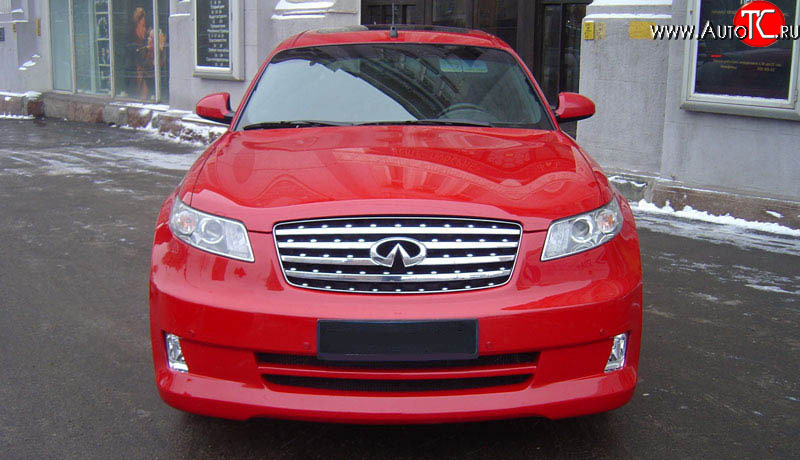 10 999 р. Радиаторная решётка AERO INFINITI FX35 S50 дорестайлинг (2002-2005) (Неокрашенная)  с доставкой в г. Тольятти