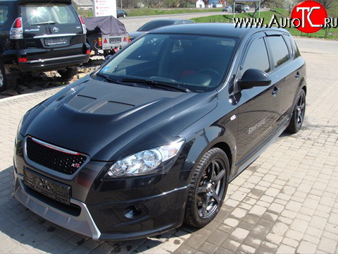 1 399 р. Реснички Khust-Tuning KIA Ceed 1 ED дорестайлинг, хэтчбэк 5 дв. (2006-2010)  с доставкой в г. Тольятти