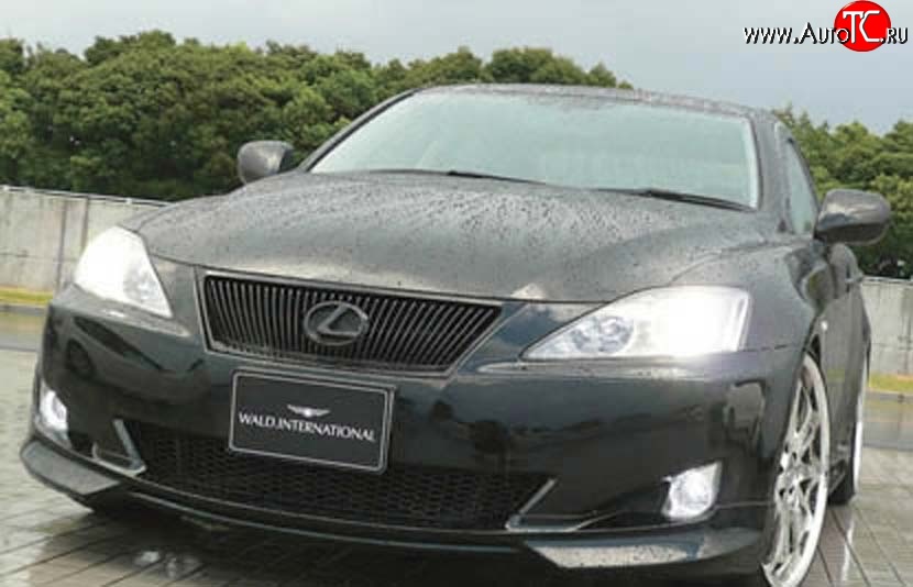 11 399 р. Накладка переднего бампера Wald Lexus IS250 XE20 седан дорестайлинг (2005-2013) (Неокрашенная)  с доставкой в г. Тольятти