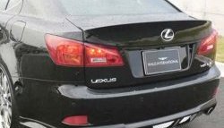 12 599 р. Накладка заднего бампера Wald Lexus IS250 XE20 седан дорестайлинг (2005-2013) (Неокрашенная)  с доставкой в г. Тольятти. Увеличить фотографию 2