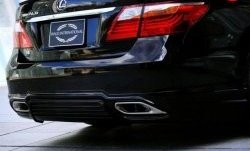 15 699 р. Накладка заднего бампера Wald Lexus LS460 XF40 дорестайлинг (2006-2009) (Неокрашенная)  с доставкой в г. Тольятти. Увеличить фотографию 3