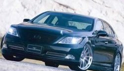 15 699 р. Накладка переднего бампера Wald Lexus LS460 XF40 дорестайлинг (2006-2009) (Неокрашенная)  с доставкой в г. Тольятти. Увеличить фотографию 2