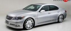 15 699 р. Накладка переднего бампера Wald Lexus LS460 XF40 дорестайлинг (2006-2009) (Неокрашенная)  с доставкой в г. Тольятти. Увеличить фотографию 3